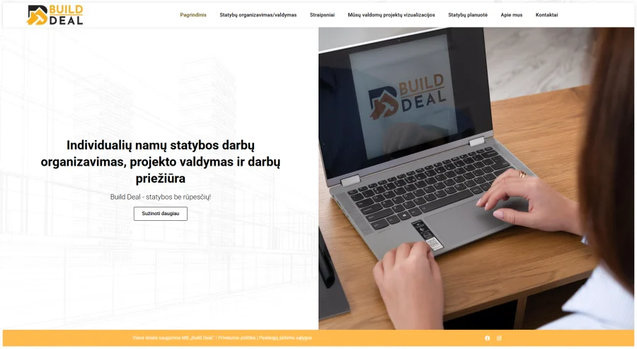 Builddeal.lt el. parduotuvės kūrimas